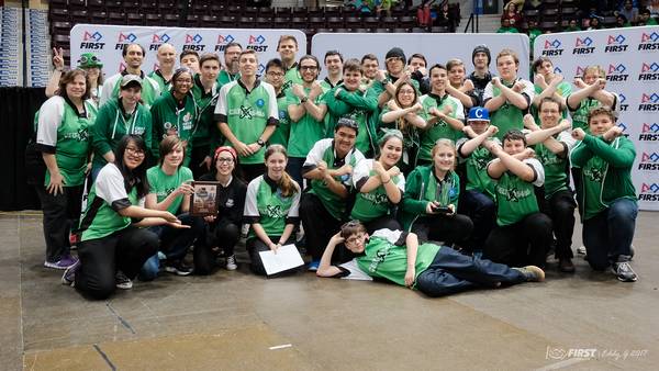 Quarter-finalists at the Ontario District Championship and winners of the Judges' Award