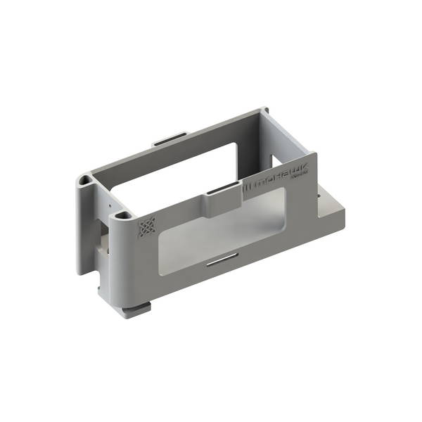 CAD model of custom battery mount