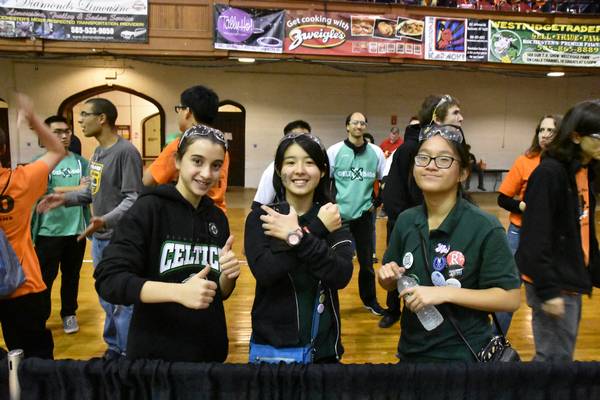 A group of rookies at their first competition