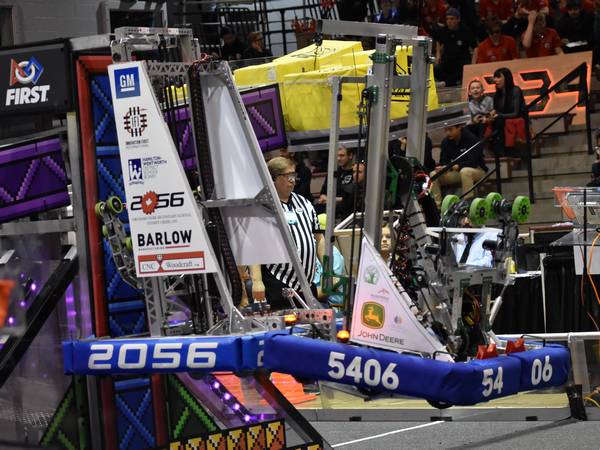 Hanging out on 2056 OP Robotics' ramp