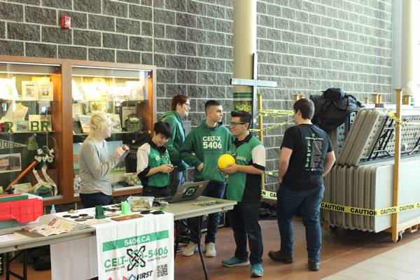 Celt-X demoing at the the HWCDSB System Science Fair